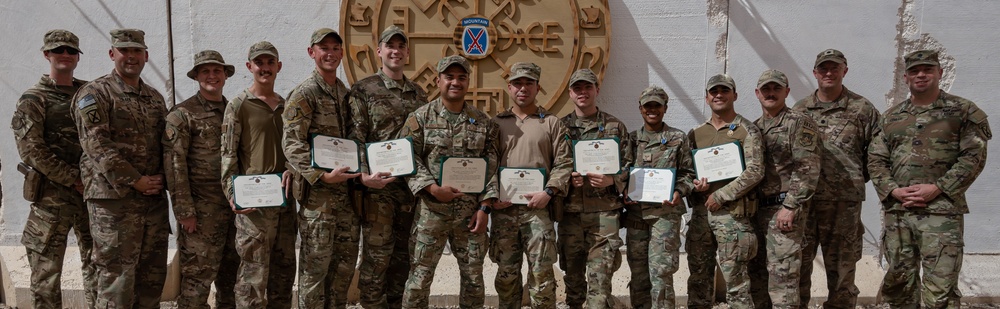 U.S. Airmen Receive Army Achievement Medal