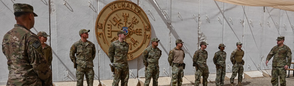 U.S. Airmen Receive Army Achievement Medal