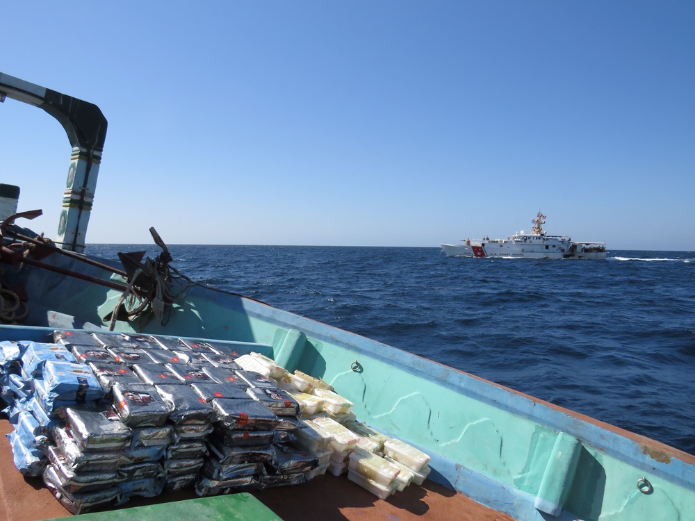 Illegal Drugs Seized by CMF French-led Combined Task Force 150 in Arabian Sea