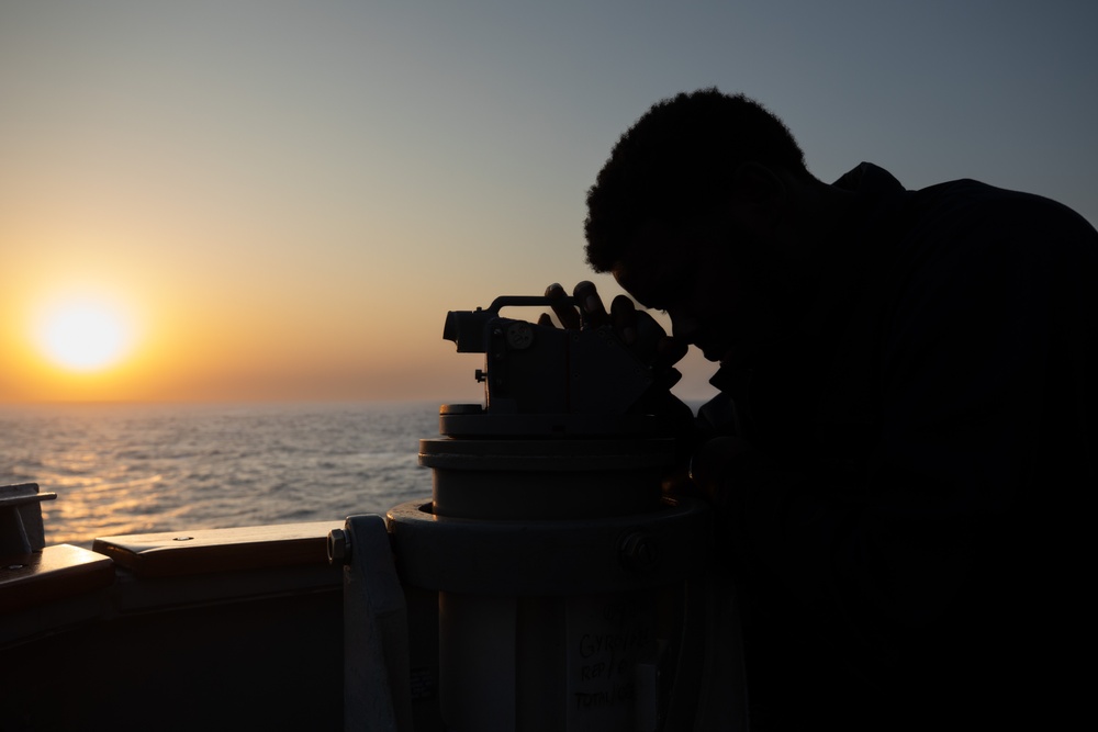 USS Laboon (DDG 58) Travels Through the Bab Al-Mandeb Strait