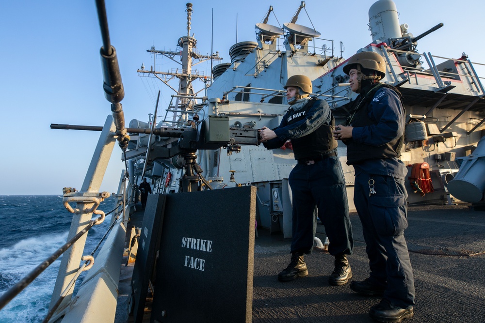 USS Laboon (DDG 58) Travels Through the Bab al-Mandeb