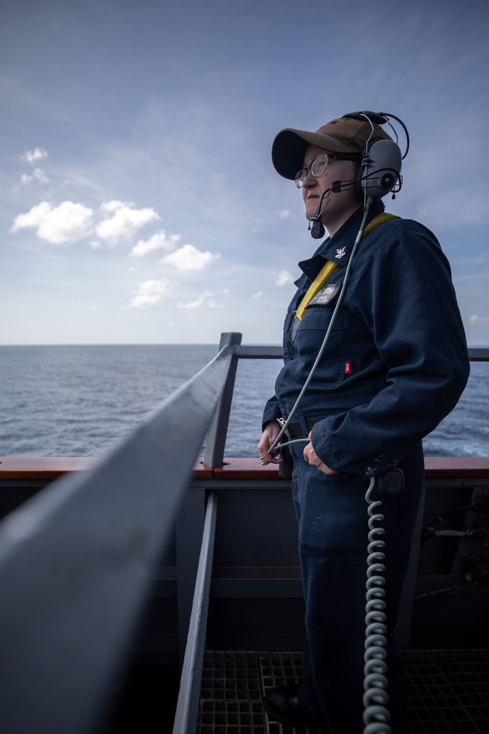 USS Laboon Conducts a Replenishment-at-Sea with USNS Alan Shepard in the Gulf of Aden