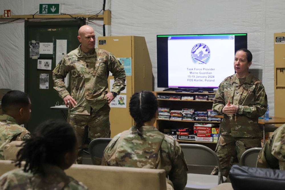 Sustainment Soldiers Become Marne Guardians