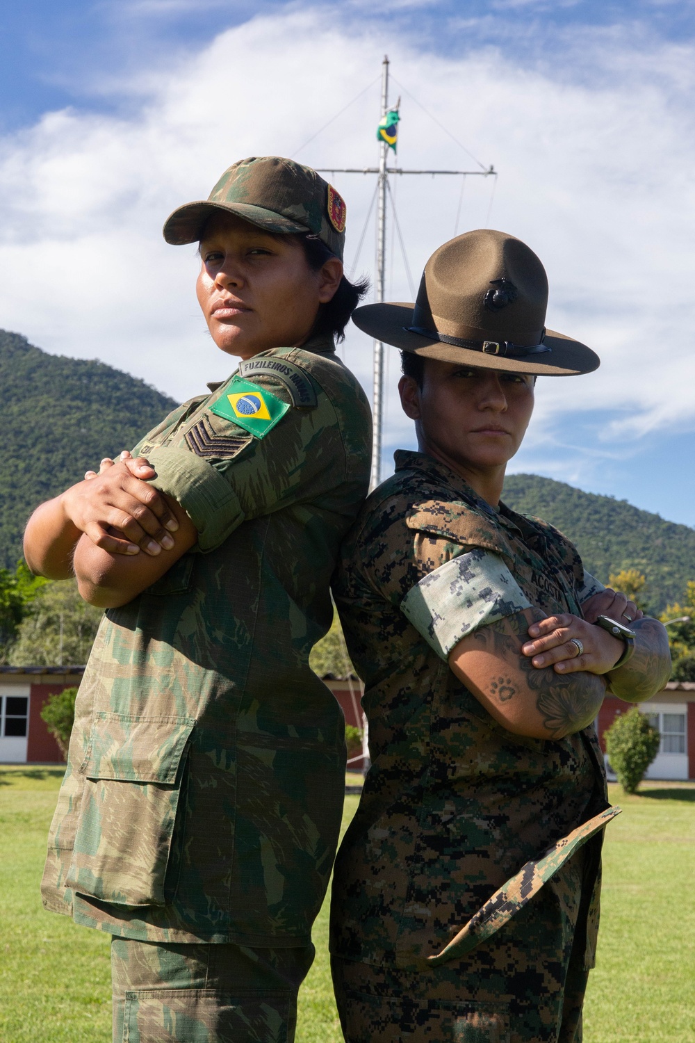 U.S. and Brazilian Marines meet to discuss integration of Brazilian male and female recruits