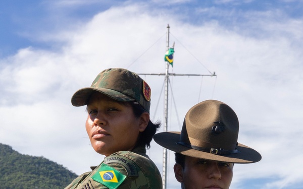 U.S. and Brazilian Marines meet to discuss integration of Brazilian male and female recruits