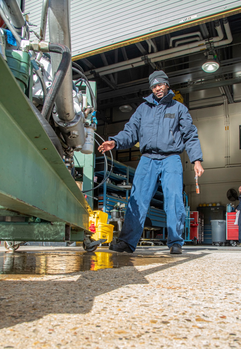 International Military Students Learn to Become Engine Technician