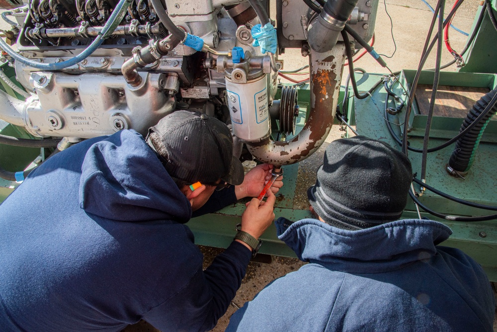 International Military Students Learn to Become Engine Technician