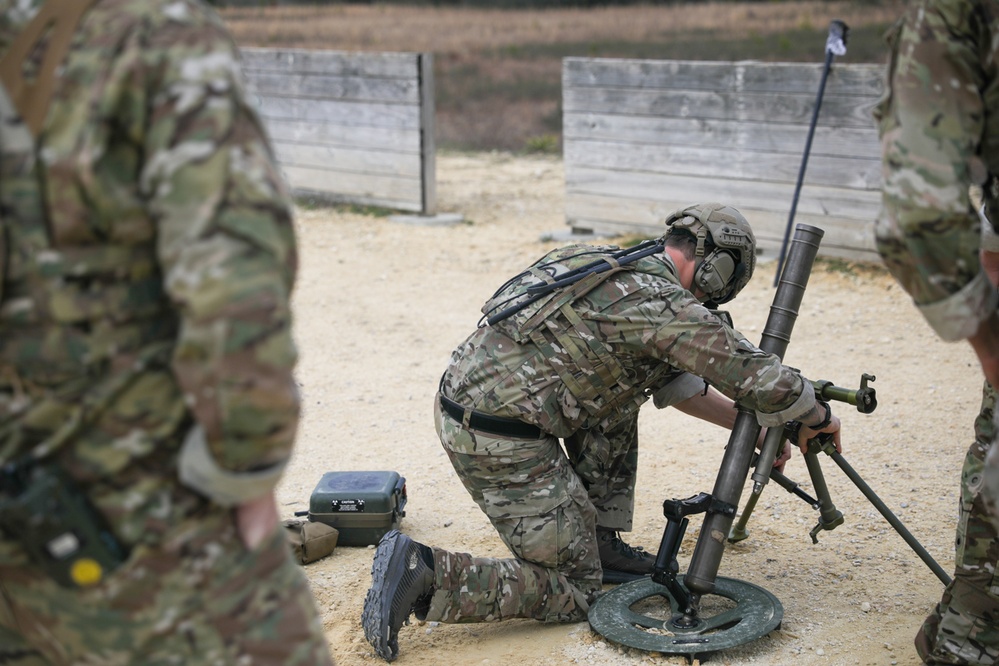 7th Special Forces Group Mortar Range