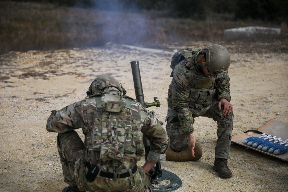 7th Special Forces Group Mortar Range