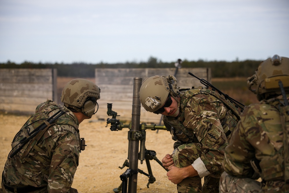 7th Special Forces Group Mortar Range