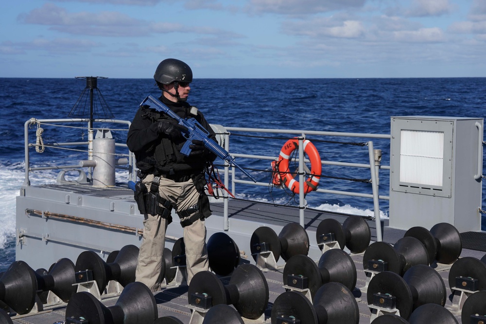 USS Harpers Ferry VBSS Training