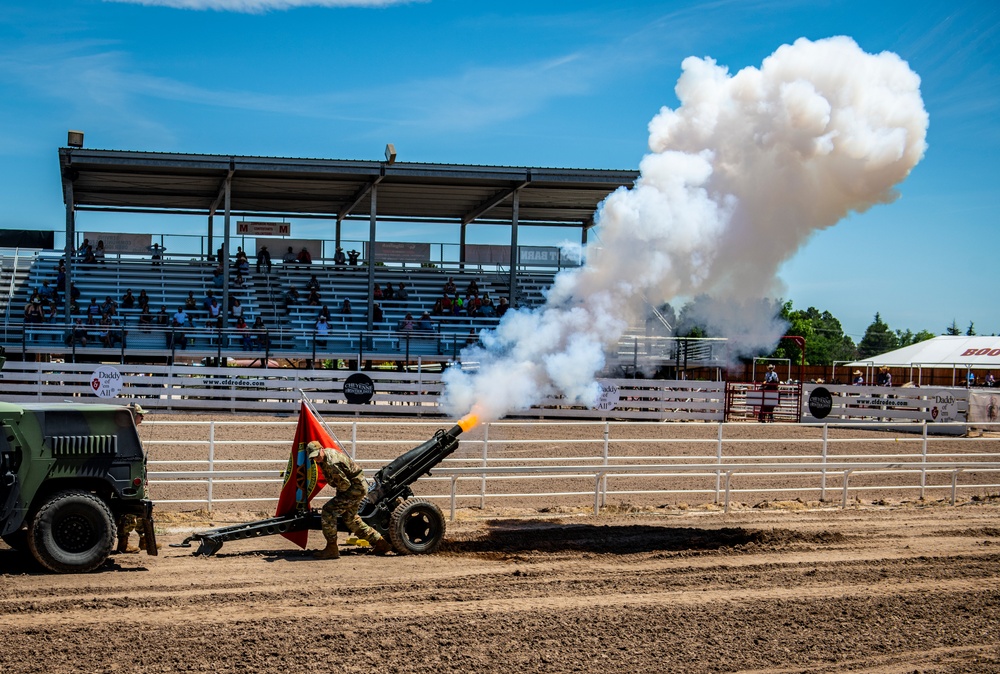 Cheyenne Frontier Days celebrates Military Monday at the rodeo