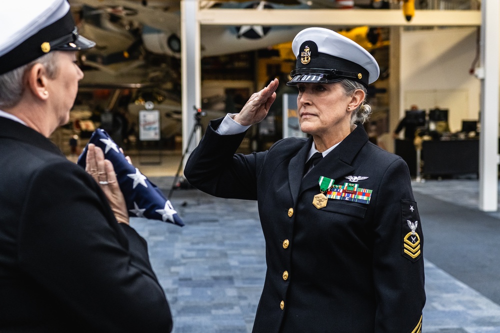 YNCS Dobar Retirement Ceremony