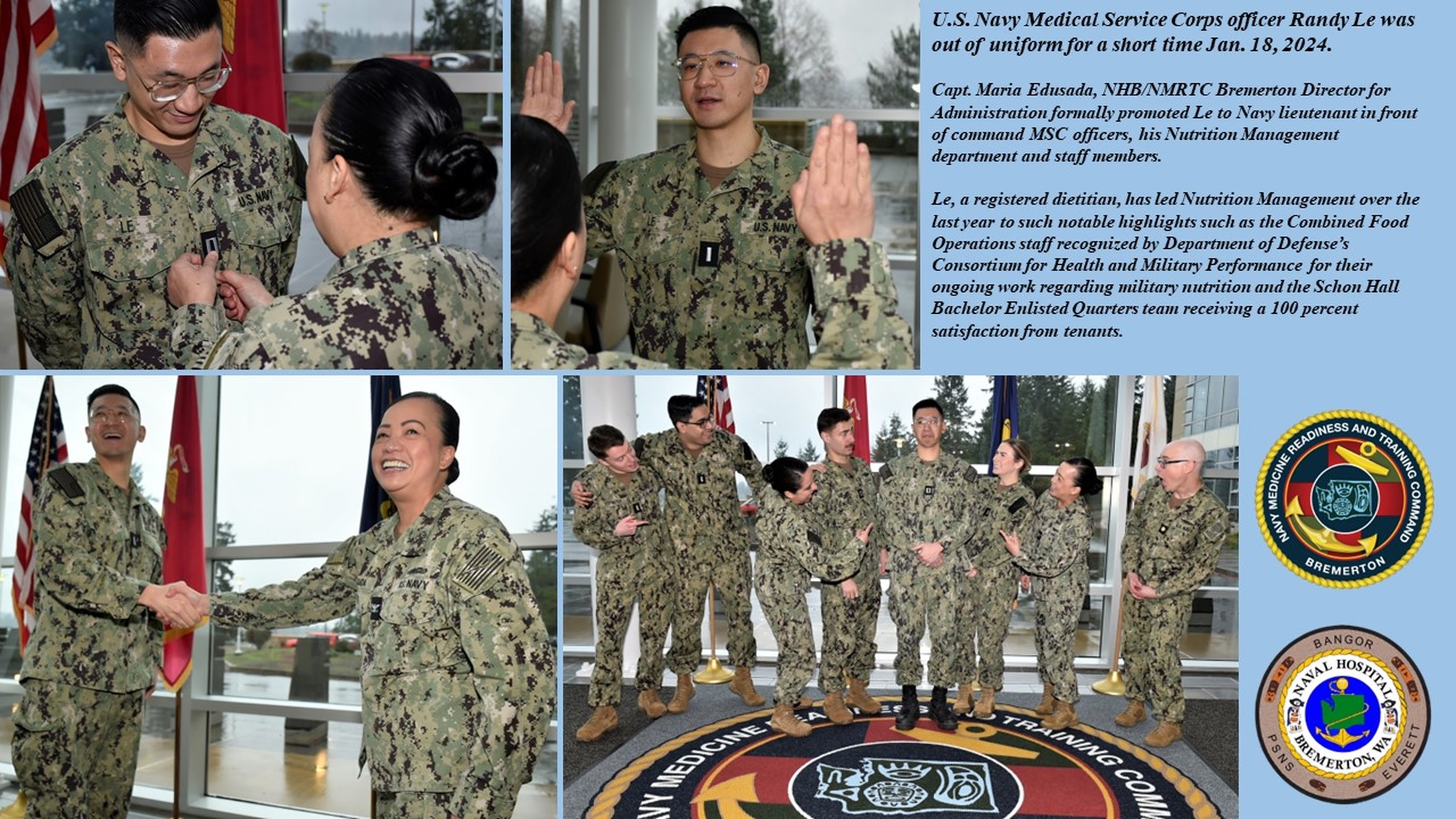 DVIDS - Images - Newest Navy Medical Service Corps lieutenant at