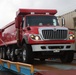 First residential debris removal truck from Lahaina enters a weigh scale at the Temporary Debris Storage site