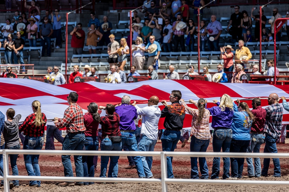 Cheyenne Frontier Days celebrates Military Monday at the rodeo