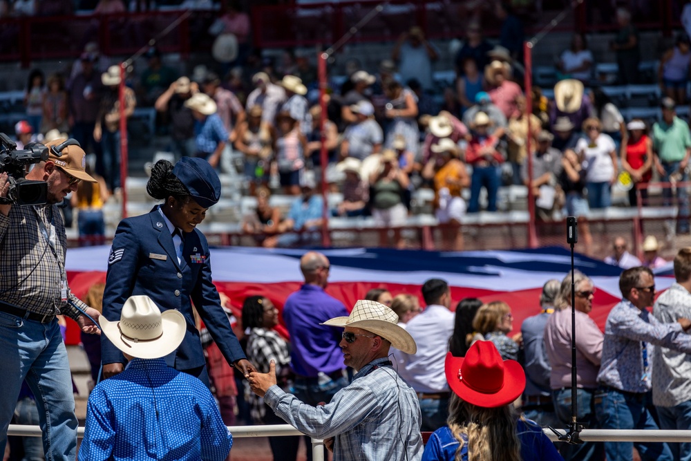 Cheyenne Frontier Days celebrates Military Monday at the rodeo