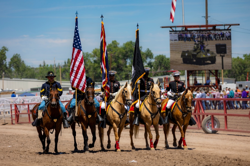 Cheyenne Frontier Days celebrates Military Monday at the rodeo