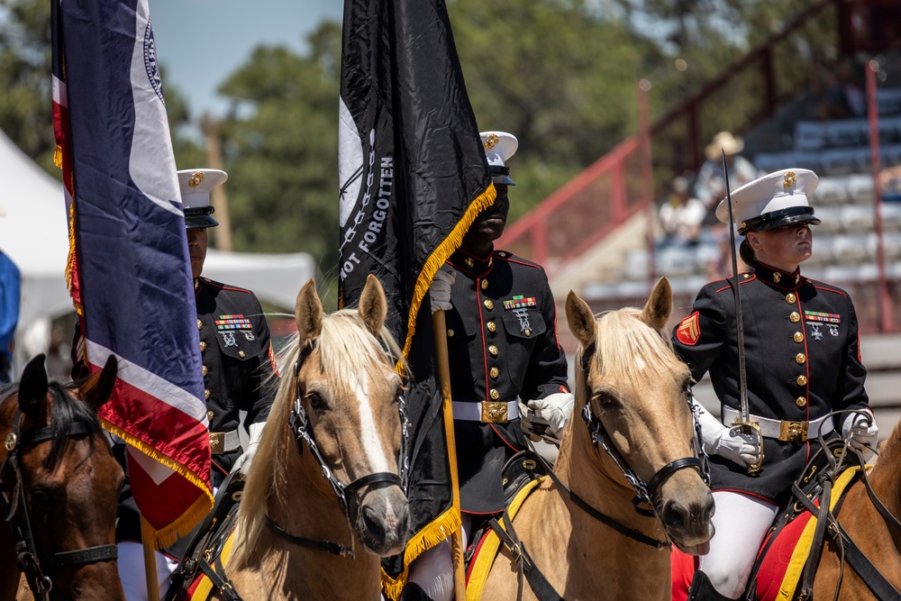 Cheyenne Frontier Days celebrates Military Monday at the rodeo