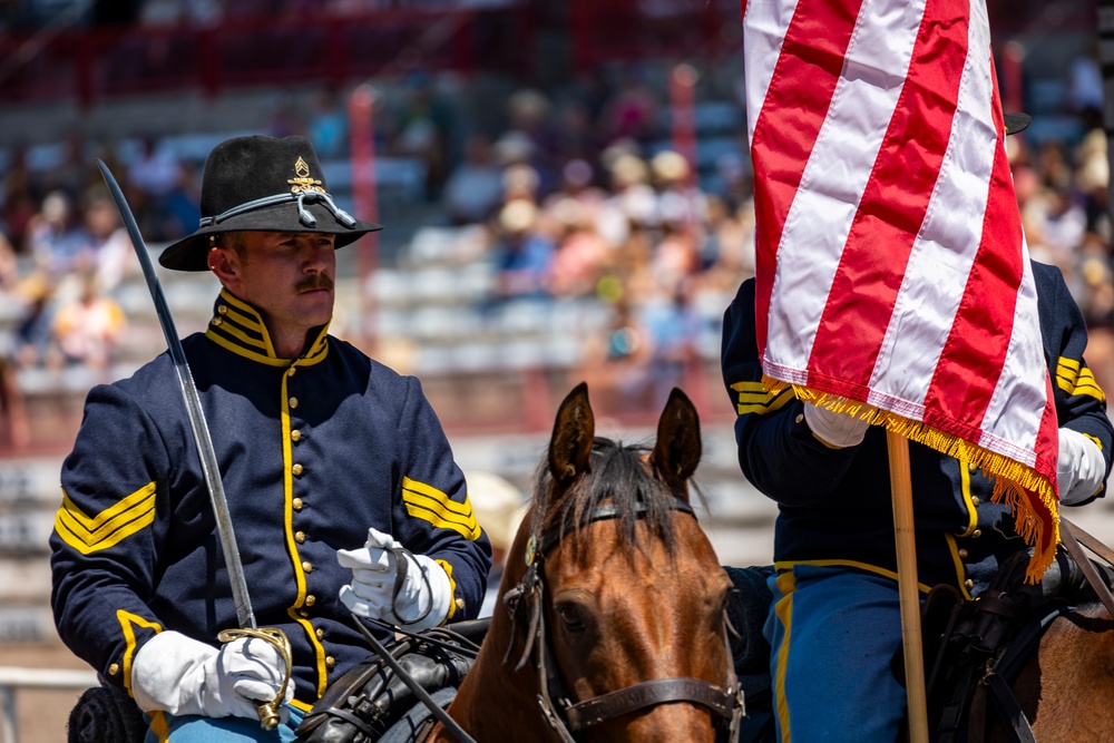 Cheyenne Frontier Days celebrates Military Monday at the rodeo