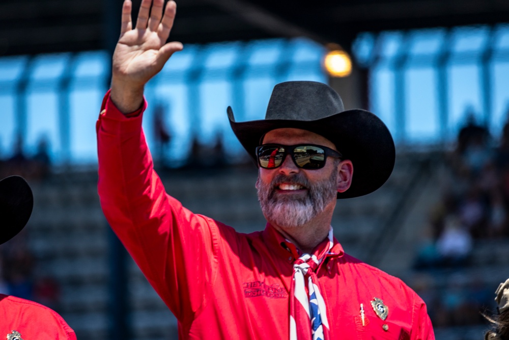 Cheyenne Frontier Days celebrates Military Monday at the rodeo