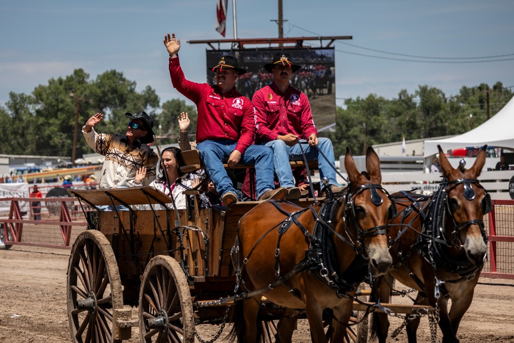 Cheyenne Frontier Days celebrates Military Monday at the rodeo