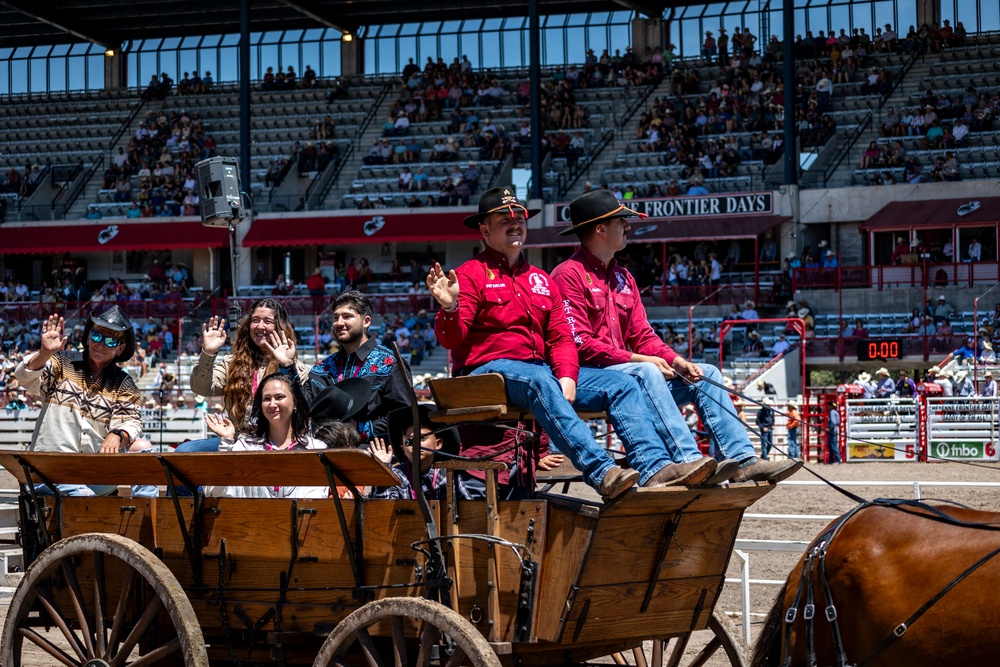 Cheyenne Frontier Days celebrates Military Monday at the rodeo