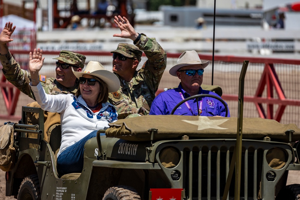 Cheyenne Frontier Days celebrates Military Monday at the rodeo