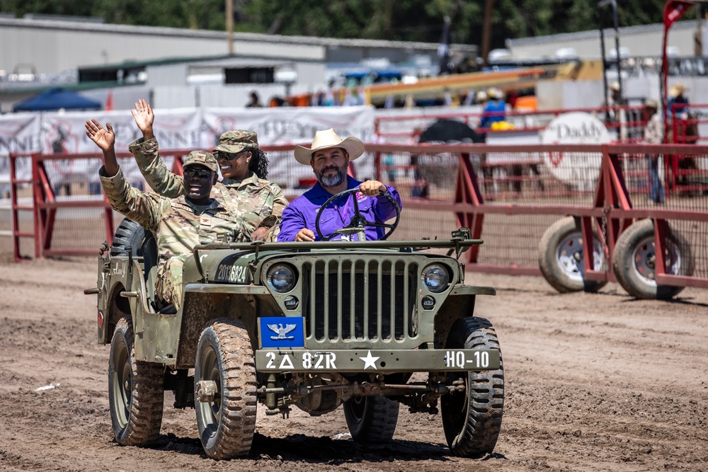 Cheyenne Frontier Days celebrates Military Monday at the rodeo