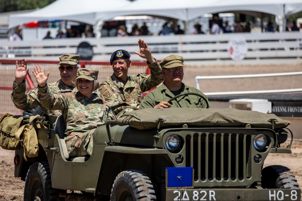 Cheyenne Frontier Days celebrates Military Monday at the rodeo