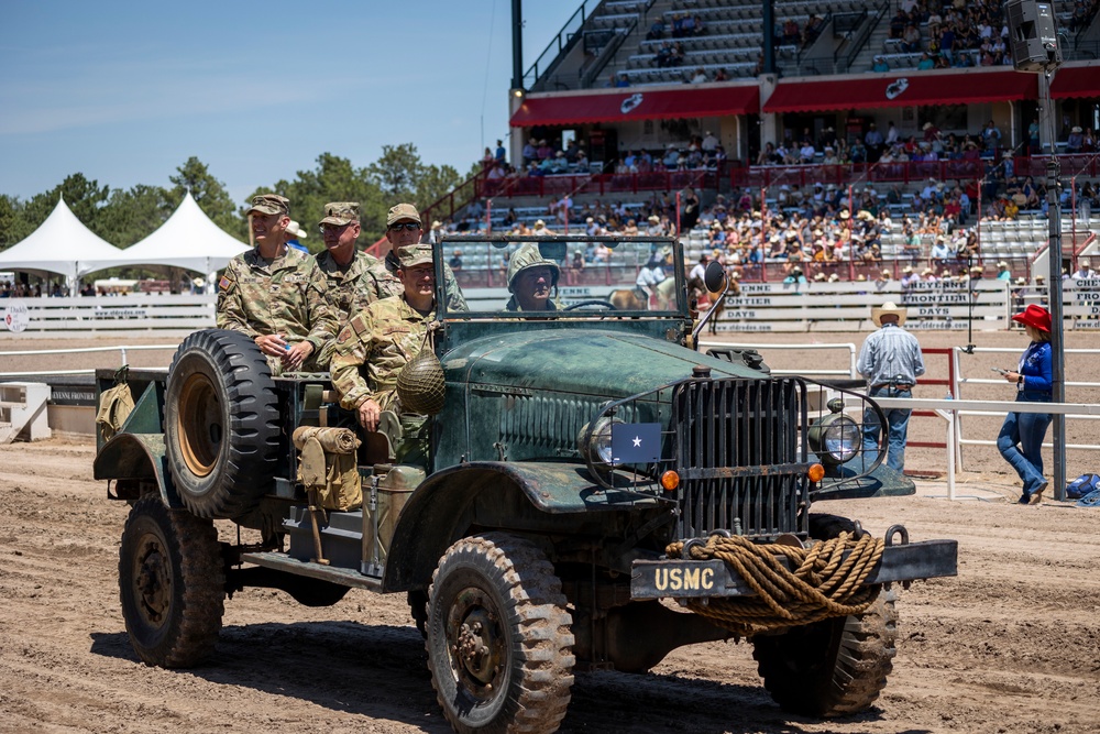 Cheyenne Frontier Days celebrates Military Monday at the rodeo