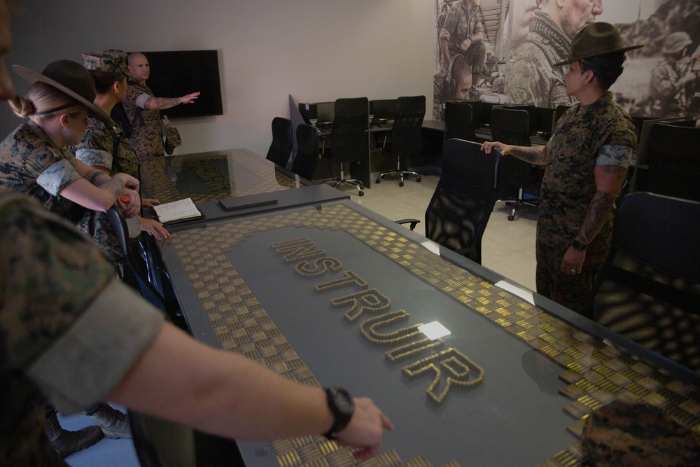 U.S. Marines inspect Brazilian Marine Corps recruit facilities during U.S. Marine Corps Forces, South’s Brazilian Recruit Assessment