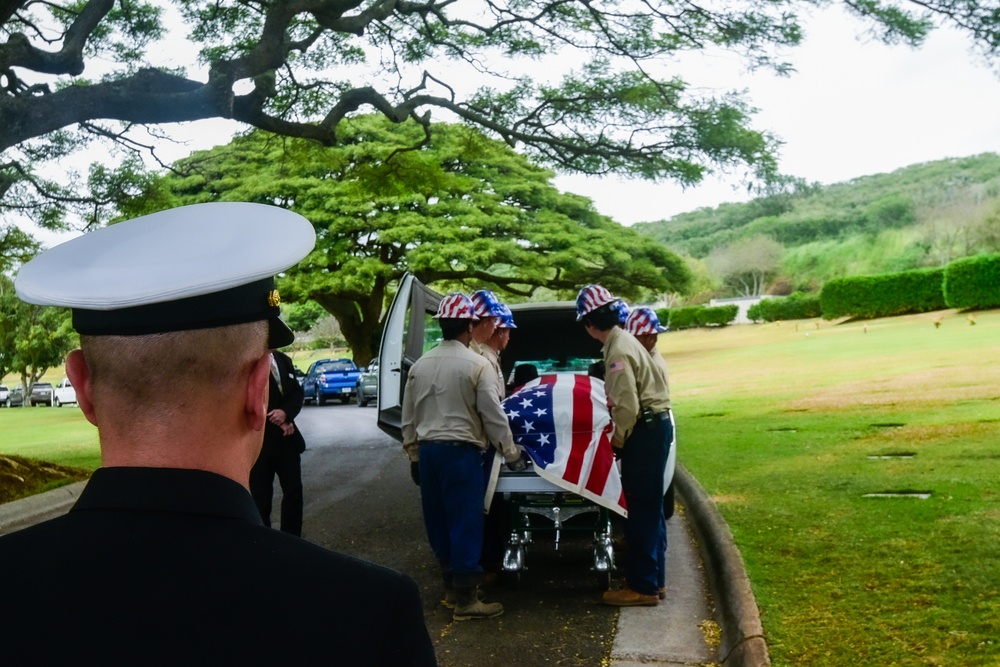 DPAA conducts funeral for Pvt. Eugene P. Miller