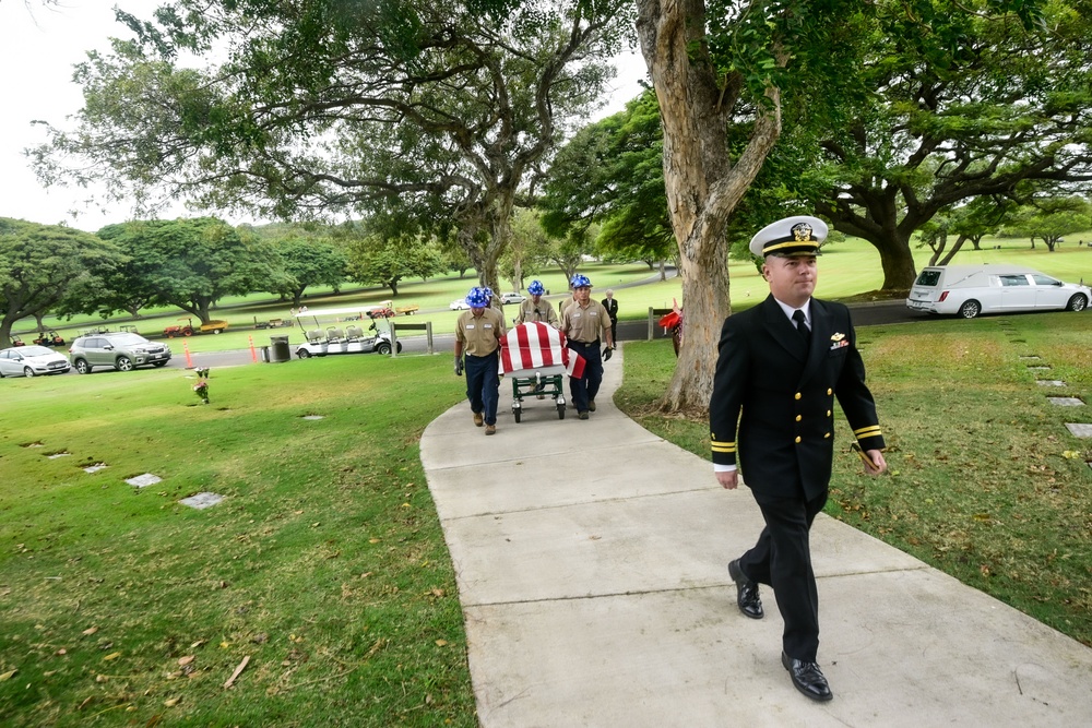 DPAA conducts funeral for Pvt. Eugene P. Miller