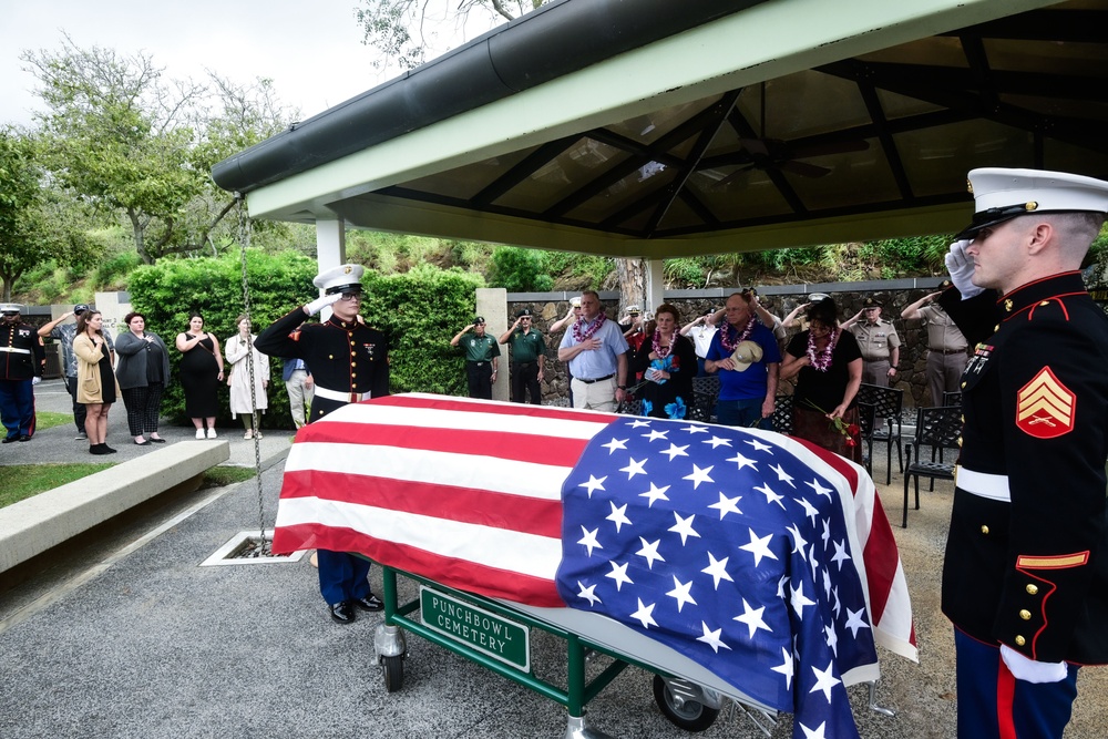 DPAA conducts funeral for Pvt. Eugene P. Miller
