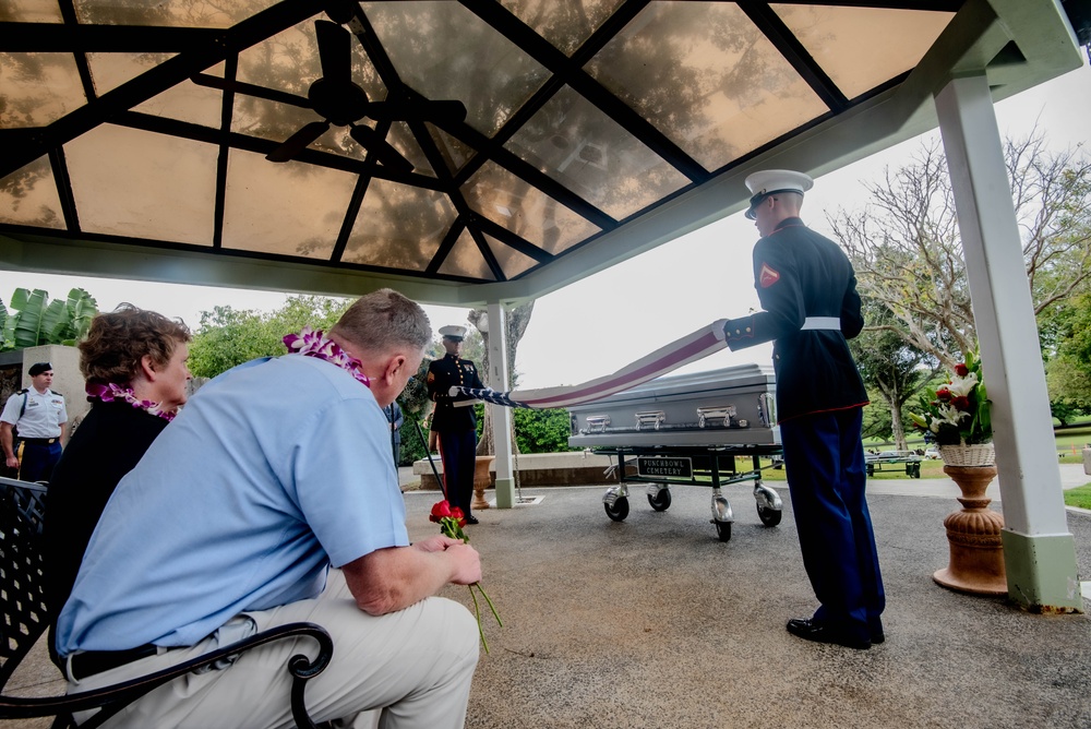 DPAA conducts funeral for Pvt. Eugene P. Miller