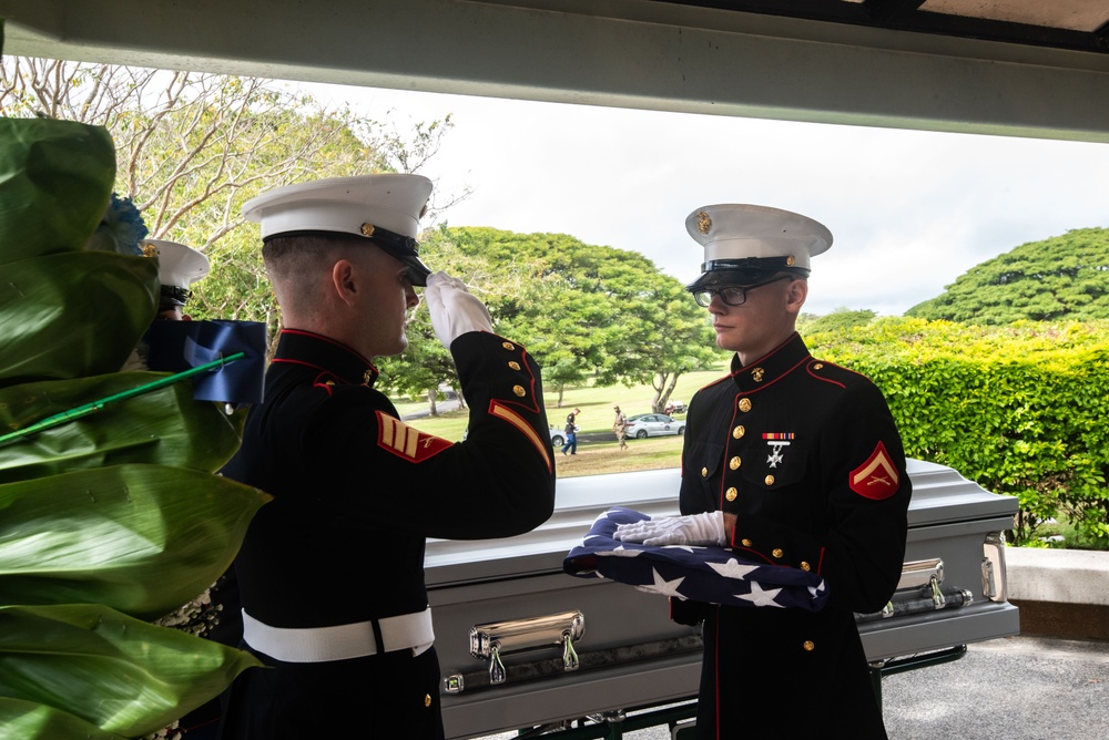 DPAA conducts funeral for Pvt. Eugene P. Miller