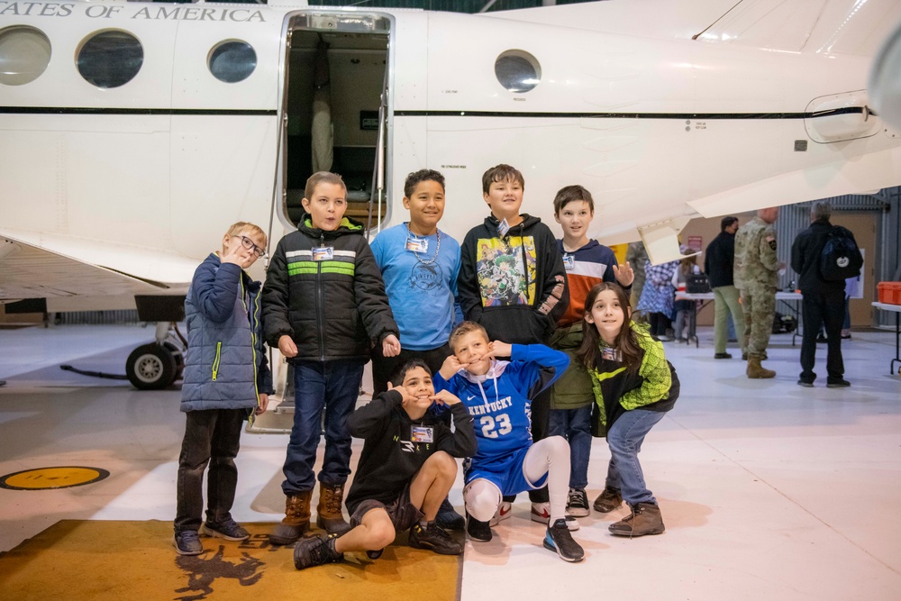 Students learn about STEM from the 84th CST