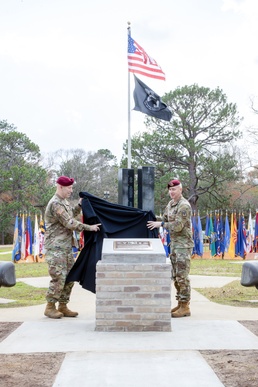 Fort Johnson unveils memorial commemorating namesake