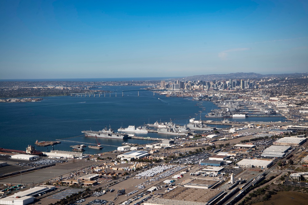 MH-60S Aerial Photos Naval Base San Diego