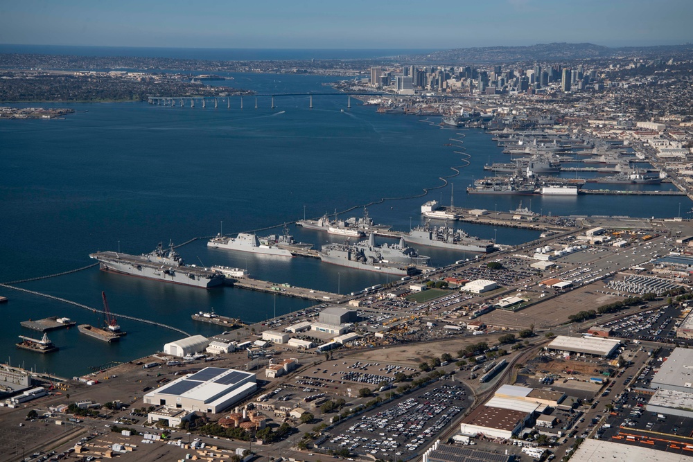 MH-60S Aerial Photos Naval Base San Diego