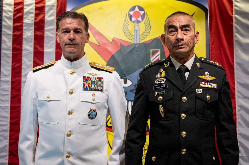 U.S. INDOPACOM Commander Presents Legion of Merit to Royal Thai Armed Forces Gen. Chalermphon