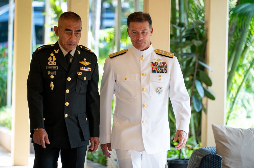 U.S. INDOPACOM Commander Presents Legion of Merit to Royal Thai Armed Forces Gen. Chalermphon