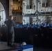 USS Ronald Reagan (CVN 76) holds all-hands call