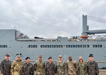 Combined Forces Command Korea Tours Military Sealift Command in Korea