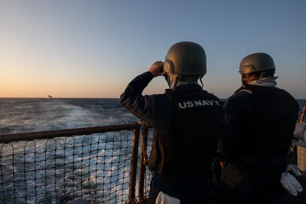 USS Laboon Transits Bab al-Mandeb