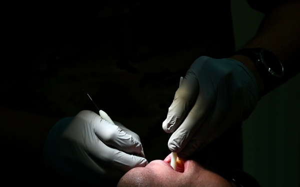 Beyond base boundaries: travel team provide health services to troops