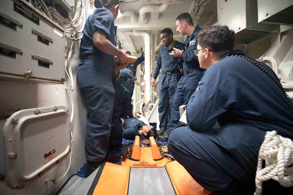 USS William P. Lawrence Medical Training