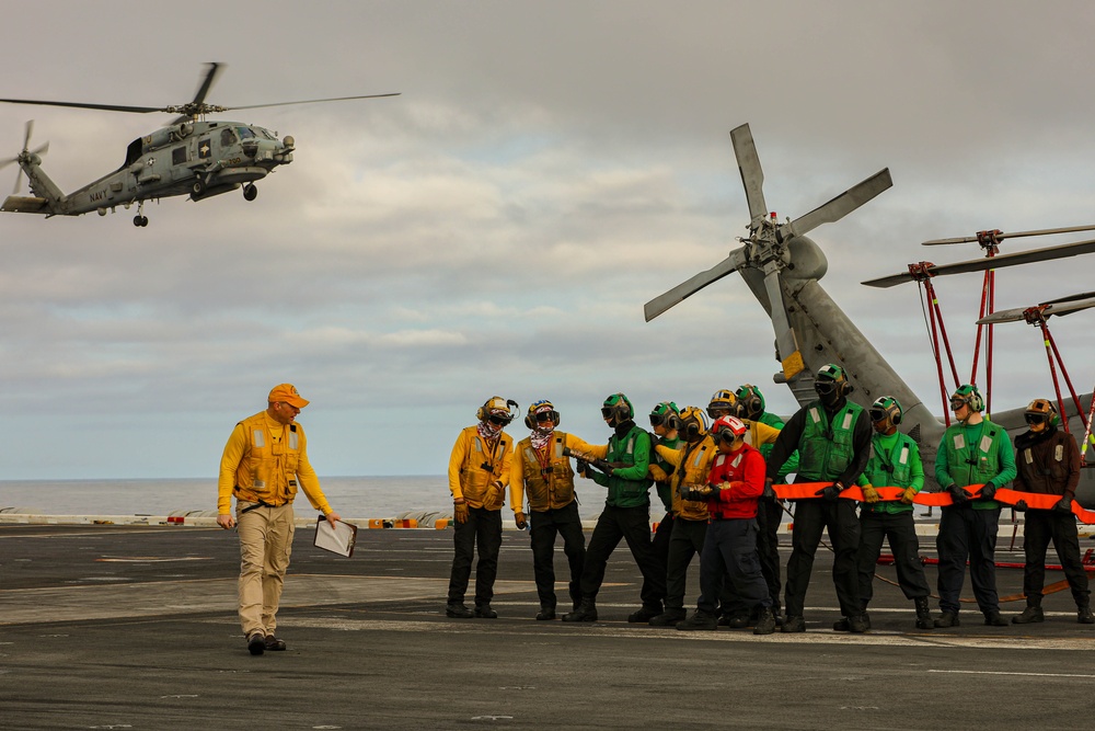 Theodore Roosevelt Flight Deck Drills