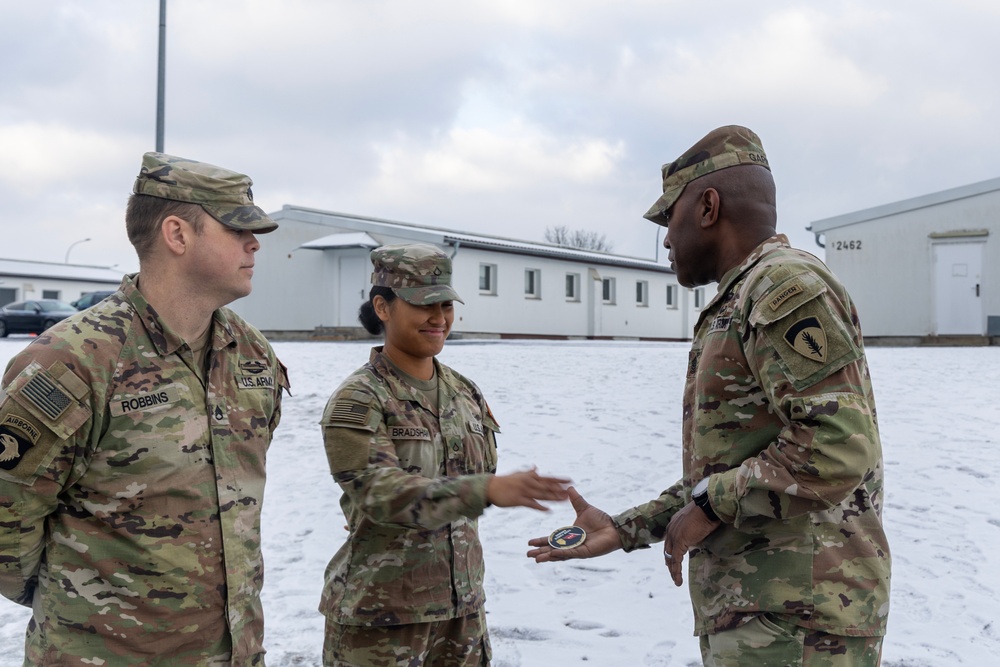 SAG-U Coin Presentation to TF Thunder